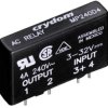 Solid state relay, 3-32 VDC, zero voltage switching, 24-280 VAC, 4 A, PCB mounting, MP240D4
