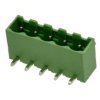 Łączówka; EDRC-5.08-05P-4; 5 torów; R=5,08mm; 8,2mm; 15A; 300V; przewlekany (THT); kątowe 90°; zamknięta; zielony; KLS; RoHS