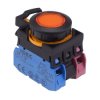 CW1L-M1E11Q4A Amber 24V illuminated Momentary Push Button Switch 1NO-1NC IP65 IDEC
