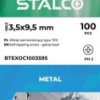 Wkręt samowiercący ocynkowany typu TEX (PH2) 3,5x9,5 bag (100) 1/12/72 STALCO BTEXOC1003595