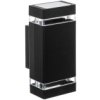 Oprawa Ścienna Dwukierunkowa Nessa Gu10 Max.2X50w Ip54 Ac220-240V Czarna...
