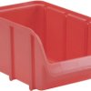Hünersdorff 673100 Skrzynka magazynowa 3 (S x W x G) 146 x 127 x 242 mm czerwony 1 szt.