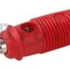 Wtyk banan 4mm BUELA-30-R 60V=/30V~ 30A