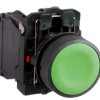 Wyłącznik Pulpitowy Przycisk Pojedynczy Zielony IP54 1NO+1NC VCX