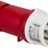 CEE plug, 5 pole, 16 A/380-415 V, red, 6 h, IP44, PKE16M435