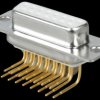 D-SUB socket, 15-pin, angled, RM 9.4