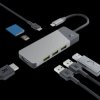 HUBGC01 USB 3.1, 7-port hub, 3xA, 1xC, SD slot, HDMI, USB-C cable