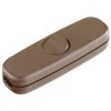interBär 5055-009.01 Pull Switch Brown Off/On 3A Silver-Plated Contacts