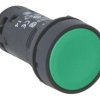 XB7NA33 Przycisk panelowy chwilowy zielony NO + NC
