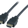 Connection cable, 10 m, black, HDMI plug type A, straight to HDMI plug type A, straight, K5430SW.10