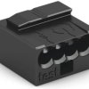 Micro junction box terminal, 4 pole, 6.0-8.0 mm², clamping points: 4, dark gray, clamp connection, 6 A, 243-204