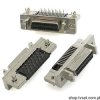 787082-2 Socket 2 x 13 Pin Mini D-SUB THT TYCO