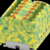 1765184 PTFIX distributor block, 12x1.5, green/yellow
