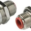 Łącznik do kanałów kablowych Adaptaflex gwint M16 10mm Złącze proste Mosiądz IP67 Srebrny