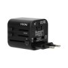 GOworld uniwersalny adapter podróżny do ponad 200 krajów świata, 100-240V, 8A,TA-1