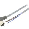 Przewód przyłączeniowy, PIN: 4, kątowe, 5m, M12, 250VAC, 4A, Żyły: 4 CONE14NF-A5P