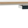 Kompletny stół warsztatowy PROFI standard z płytą z litego drewna, szer. X gł. X wys. = 2000 x 700 x 840 mm Manuflex WP5