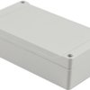 PC enclosure, (L x W x H) 160 x 90 x 45 mm, light gray (RAL 7035), IP68, 1555JL2GY