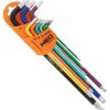 Klucze torx T10-50 kolorowe /zestaw 9 szt/ 09-518