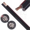 Kabel głośnikowy płaski SMYp 2x1,5mm2 Cu czarny Mercor