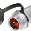 Złącze okrągłe męskie push-pull Weipu SF1211/P2 I, 2 pin, 250 V/AC, IP67, do lutowania