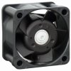 DC axial fan, 12 V, 40 x 40 x 25 mm, 24 m³/h, 44 dB, ball bearing, ebm-papst 412 J/2 HH