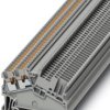 Through terminal block, push-in connection, 0.14-1.5 mm², 1 pole, 17.5 A, 6 kV, gray, 3214709