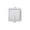 TEKNO Łącznik świecznikowy śrubowy 10AX 250V biały IP54 33495
