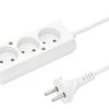 Przedłużacz sieciowy 3 gnizadowy 2x1mm2 10A 2300W 3m