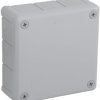 Puszka natynkowa pusta 12 wlotów VIPLAST VP-51 SZARA IP55 118x118x46mm 051-03