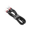 Kabel USB/Lightning 1m BASEUS iPhone 2,4A Czarno-Czerwony CALKLF-B19
