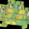 2818000000 Klippon® Connect feed-through terminal, A-series green/yellow
