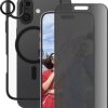 PanzerGlass CARE by ® Panzerglas 3-in-1 Protection Futerał backcase Apple iPhone 16 Plus przeźroczysty, czarny Ładowarka