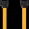CCGB73250YE10 Cable, SATA, 6 Gbit/s, 100 cm, yellow, metal