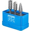 PFERD 21901414 Burr Set Carbide Versatile Use in Break-Proof Box