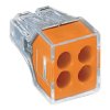 Złącze skrzynki przyłączowej 4-żyłowe WAGO rozmiar żyły 18 → 12 AWG, 16 → 12 AWG Wciskane Montaż na kablu