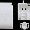 28001168 End caps, for TRIDONIC LED power supply units, 43x30 mm, strain
