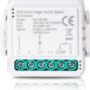 GISE Smart Pojedynczy moduł przekaźnikowy (bez N) Zigbee | Tuya | GSS-ZB-NN