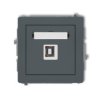 DECO Gniazdo USB-AB 2.0 grafitowy mat 28DGUSB-3 KARLIK