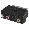 Redukcja SCART na 3× cinch i S-Video, złącze Euro, EMOS K9304