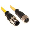 Mueller Electric Kabel siłownika czujnika Złącze A Złącze M12, Prosty 5 długość 10 m Rodzaj A Męski Żeńskie Złącze B