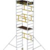 MUNK Günzburger Steigtechnik 125100 FlexxTower Powłoka aluminiowa, aluminium Rusztowanie składane Maksymalna wysokość ro