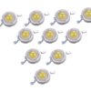 Opencircuit 1W warm wit power led 110° - 10pcs