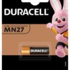 1 x bateria do pilota samochodowego Duracell 27A MN27