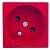 Simon Connect Gniazdo K45 pojedyncze z/u 16A IP20, szybkozłącza, czerwone K22/6