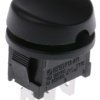 Przełącznik kołyskowy Wł.-wył.-wł. Nie 10 A przy 125 V AC SPDT Czarny RS PRO