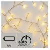 Lampki choinkowe XMAS ZYK 0,9W 100LED 2,4m IP20 ciepły biały D3FW01
