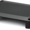 Enclosure half shell, PC, (W x H x D) 125 x 87 x 21.75 mm, black, for enclosure, 2203350