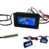 Cyfrowy termometr panelowy z 1m sondą LCD 5V-25V