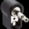 10435 Jack plug, 3.5 mm, mono, angled
